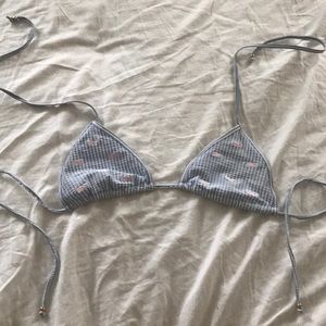 Seersucker Vineyard Vines Bikini Top